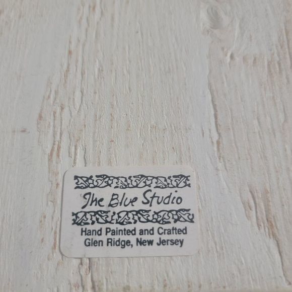 Beautiful rendition of a playful Jack Russel hand painted wood The Blue Studio - Picture 6 of 6